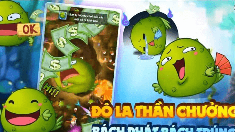 săn cá thú vị trong Game Bắn Cá ICA